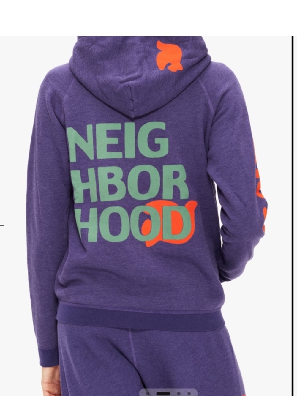 Freecity NWT $265 Circa 99 Neighborhood Fluff hoodie small